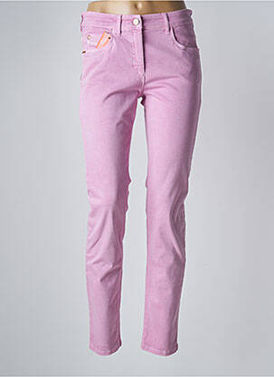 Pantalon slim rose ZERRES pour femme