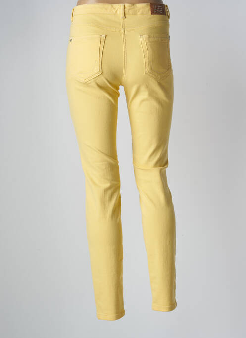 Pantalon slim stretch taille normale jaune JOCAVI femme