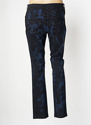 Pantalon slim taille normale taille normale bleu O.K.S femme