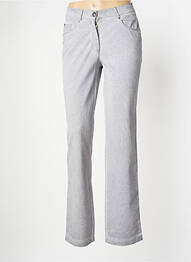 Pantalon slim taille normale taille normale gris O.K.S femme