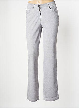 Pantalon slim taille normale taille normale gris O.K.S femme