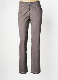 Pantalon slim taille normale taille normale gris O.K.S femme