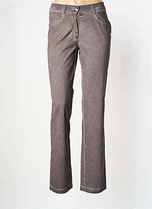 Pantalon slim taille normale taille normale gris O.K.S femme