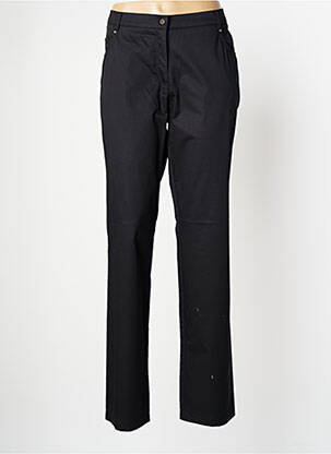 Pantalon slim taille normale taille normale noir O.K.S femme