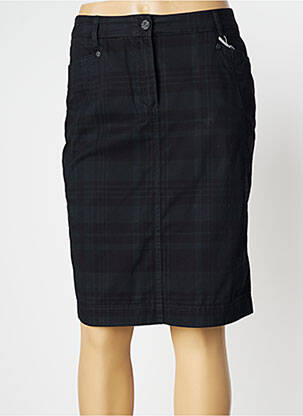 Jupe mi-longue taille normale noir JOCAVI femme