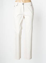Pantalon slim beige O.K.S pour femme seconde vue