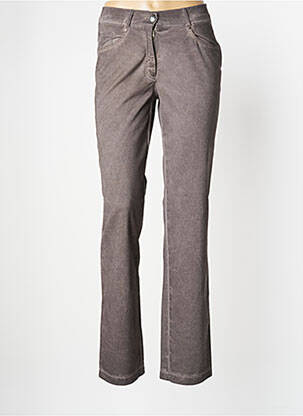 Pantalon slim gris O.K.S pour femme