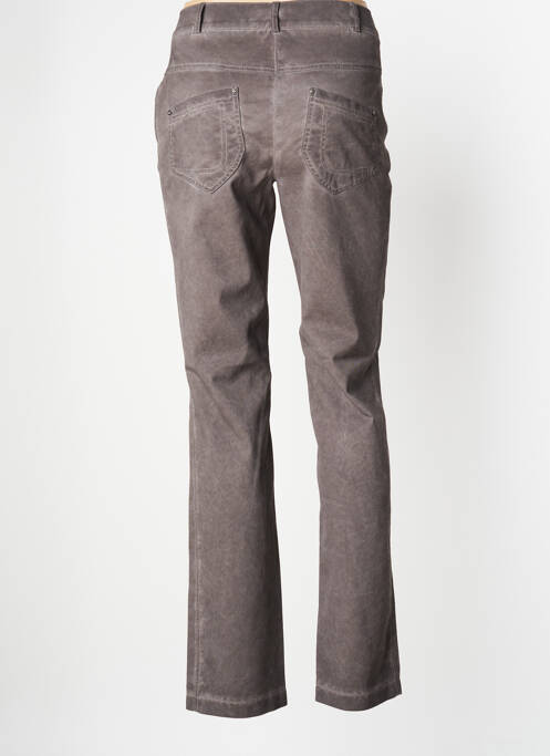 Pantalon slim taille normale taille normale gris O.K.S femme