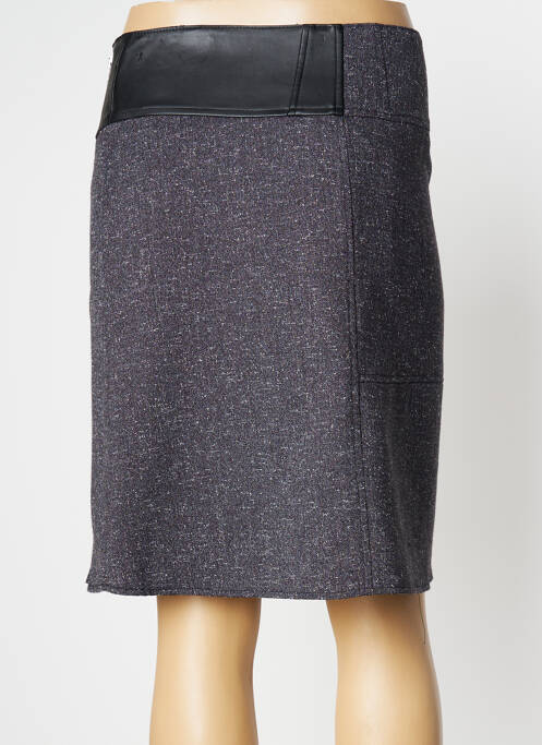 Jupe mi-longue gris O.K.S pour femme