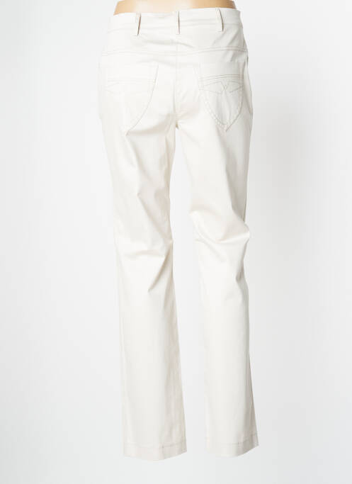 Pantalon slim beige O.K.S femme