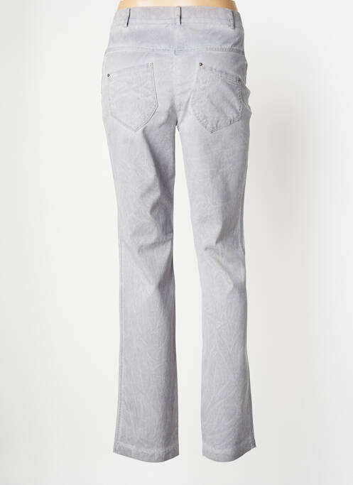 Pantalon slim gris O.K.S pour femme