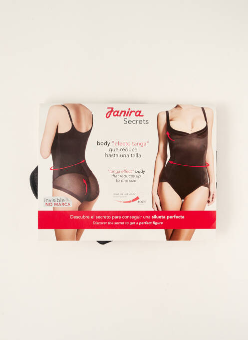 Body lingerie noir JANIRA pour femme