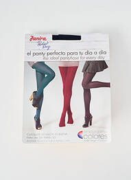 Collants stretch bleu JANIRA femme