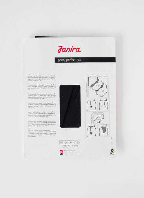 Collants noir JANIRA pour femme