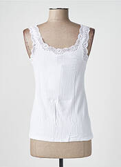 Top/Caraco blanc JANIRA pour femme seconde vue
