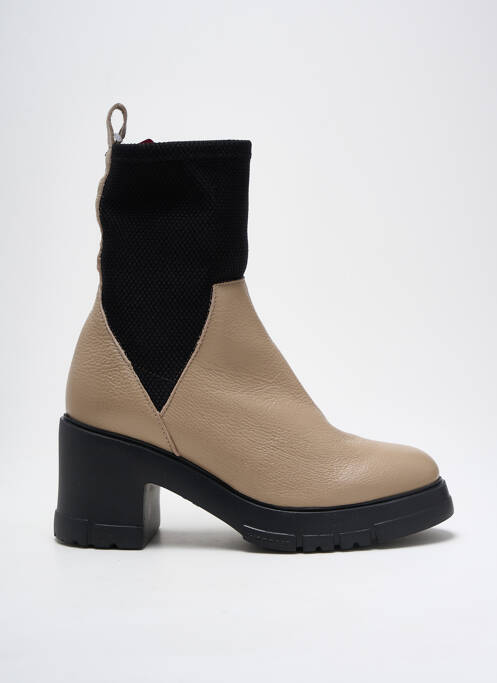 Bottines/Boots beige WONDERS pour femme