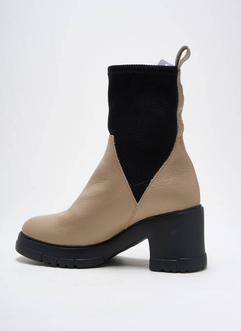 Bottines/Boots beige WONDERS pour femme