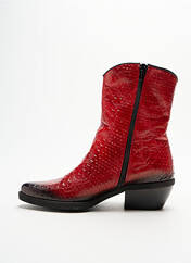 Bottines/Boots rouge FELMINI pour femme seconde vue