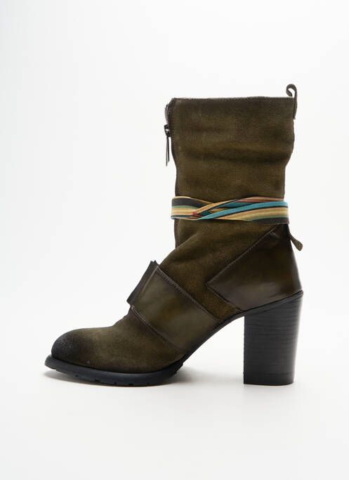 Bottines/Boots vert FELMINI pour femme