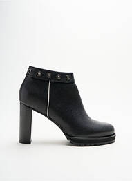 Bottines/boots matière lisse talon de 7 à 9cm noir C.DOUX femme
