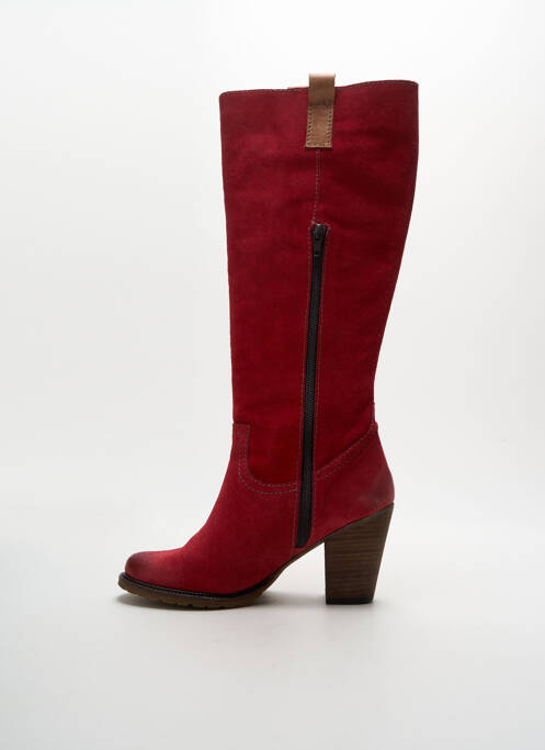 Bottes rouge LIBRE COMME L'AIR pour femme