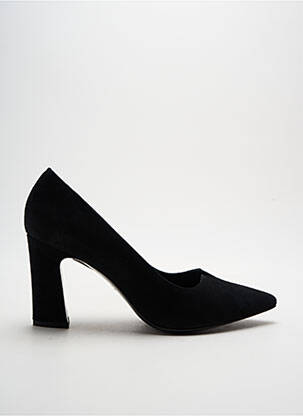 Escarpins nubuck talon de 7 à 9cm noir ELATA femme