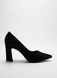 Escarpins nubuck talon de 7 à 9cm noir ELATA femme