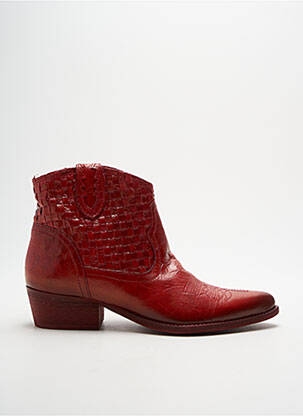 Bottines/Boots rouge FELMINI pour femme