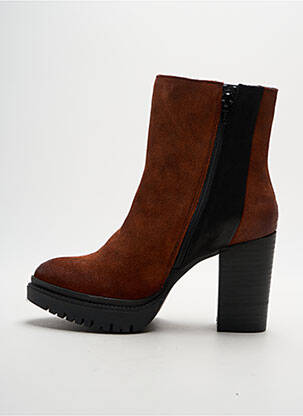 Bottines/boots talon bottier talon de 7 à 9cm orange FELMINI femme