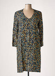 Robe mi-longue manches longues manches longues bleu LE PETIT BAIGNEUR femme