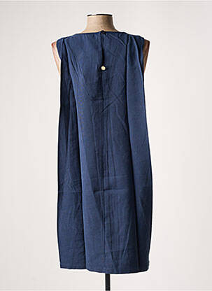 Robe mi-longue sans manche sans manche bleu LE PETIT BAIGNEUR femme