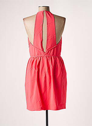 Robe mi-longue sans manche sans manche rose SEE U SOON femme
