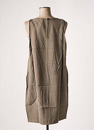 Robe courte sans manche sans manche vert LE PETIT BAIGNEUR femme