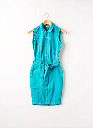 Robe courte sans manche sans manche bleu SALSA femme
