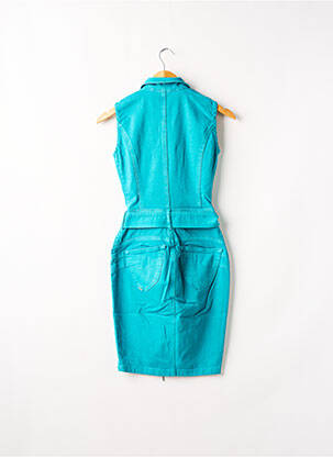 Robe courte sans manche sans manche bleu SALSA femme