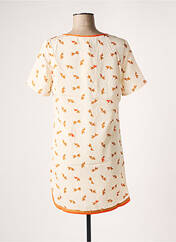 Robe courte beige SEE U SOON pour femme seconde vue