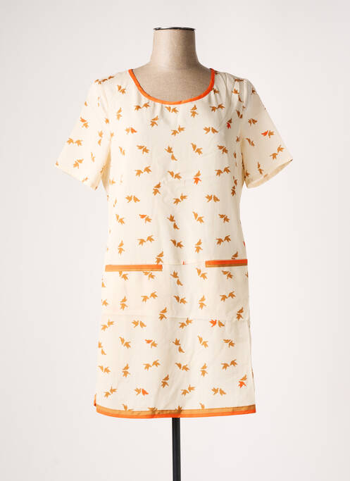 Robe courte beige SEE U SOON pour femme