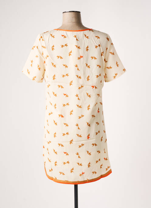 Robe courte beige SEE U SOON pour femme