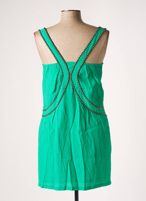 Robe courte vert SEE U SOON pour femme