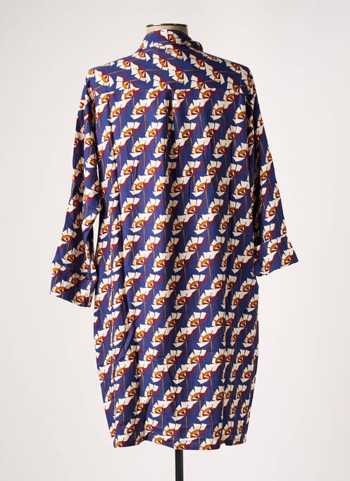 Robe mi-longue bleu LE PETIT BAIGNEUR pour femme