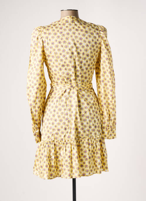 Robe mi-longue jaune SALSA pour femme