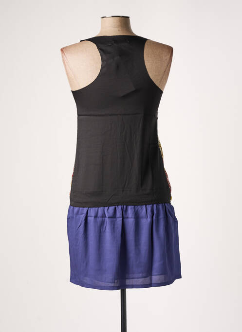 Robe mi-longue noir SEE U SOON pour femme