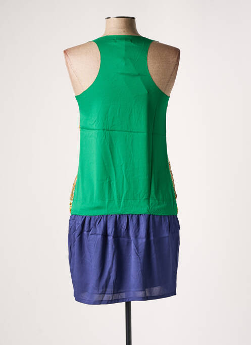 Robe mi-longue vert SEE U SOON pour femme