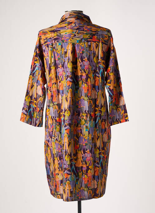 Robe mi-longue violet LE PETIT BAIGNEUR pour femme