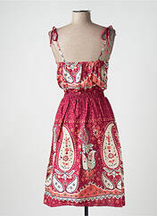 Robe mi-longue rose VILA pour femme seconde vue