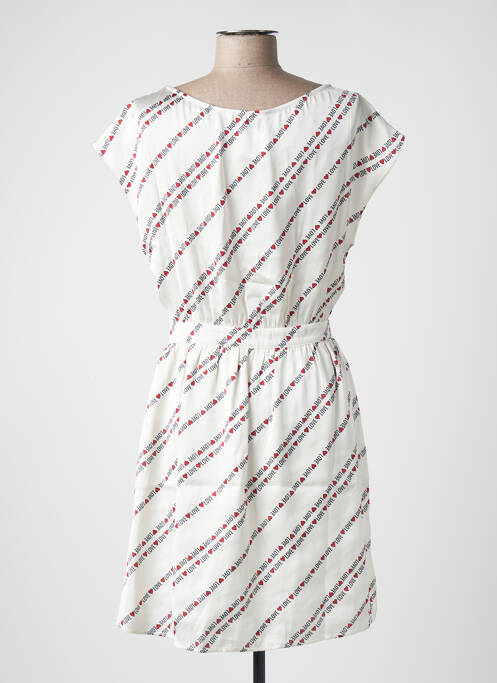 Robe mi-longue blanc CAMAIEU pour femme