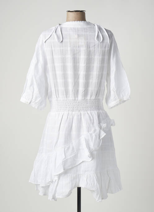 Robe mi-longue blanc SALSA pour femme