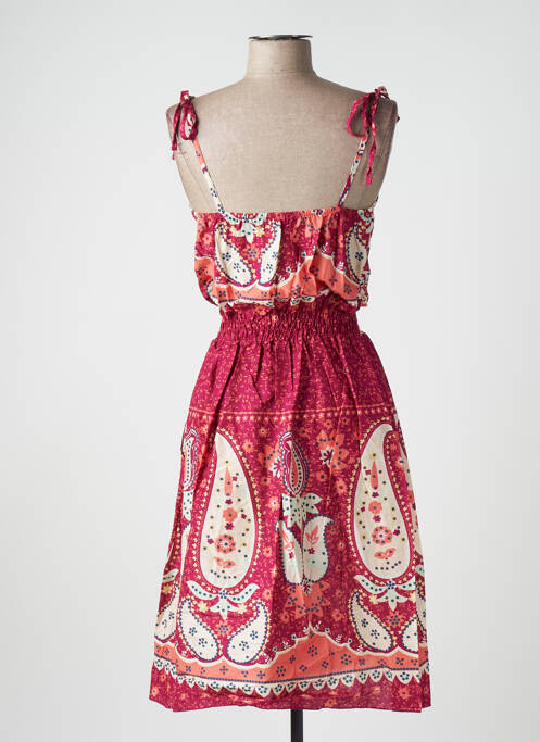 Robe mi-longue rose VILA pour femme