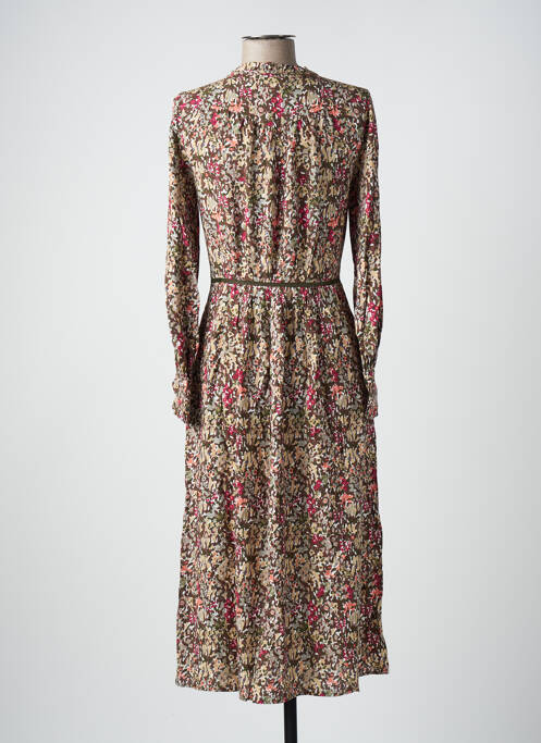 Robe mi-longue vert SALSA pour femme