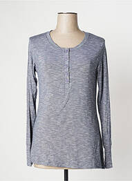 Pyjama coupe cintrée bleu FEMILET femme